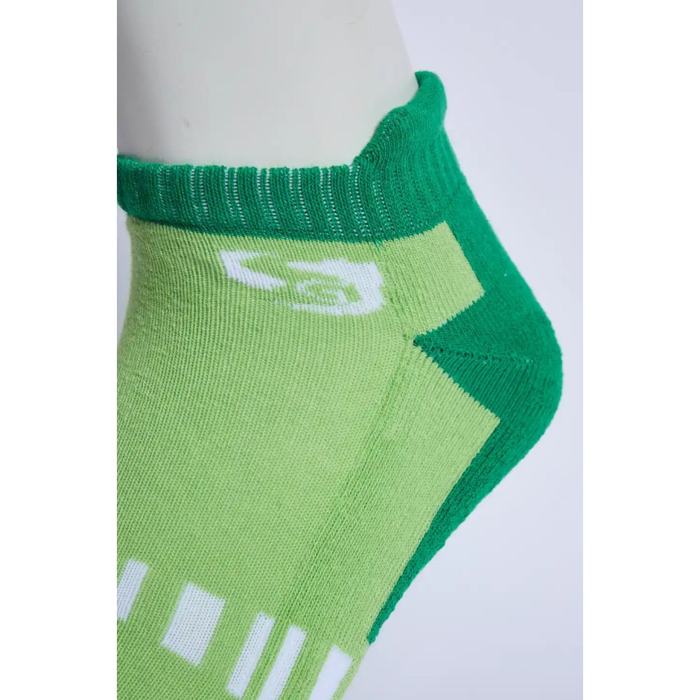 SG Comfort Men’s Half Terry Sneaker Socks – Parrot Green