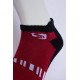 SG Comfort Men’s Half Terry Sneaker Socks – Red & Black