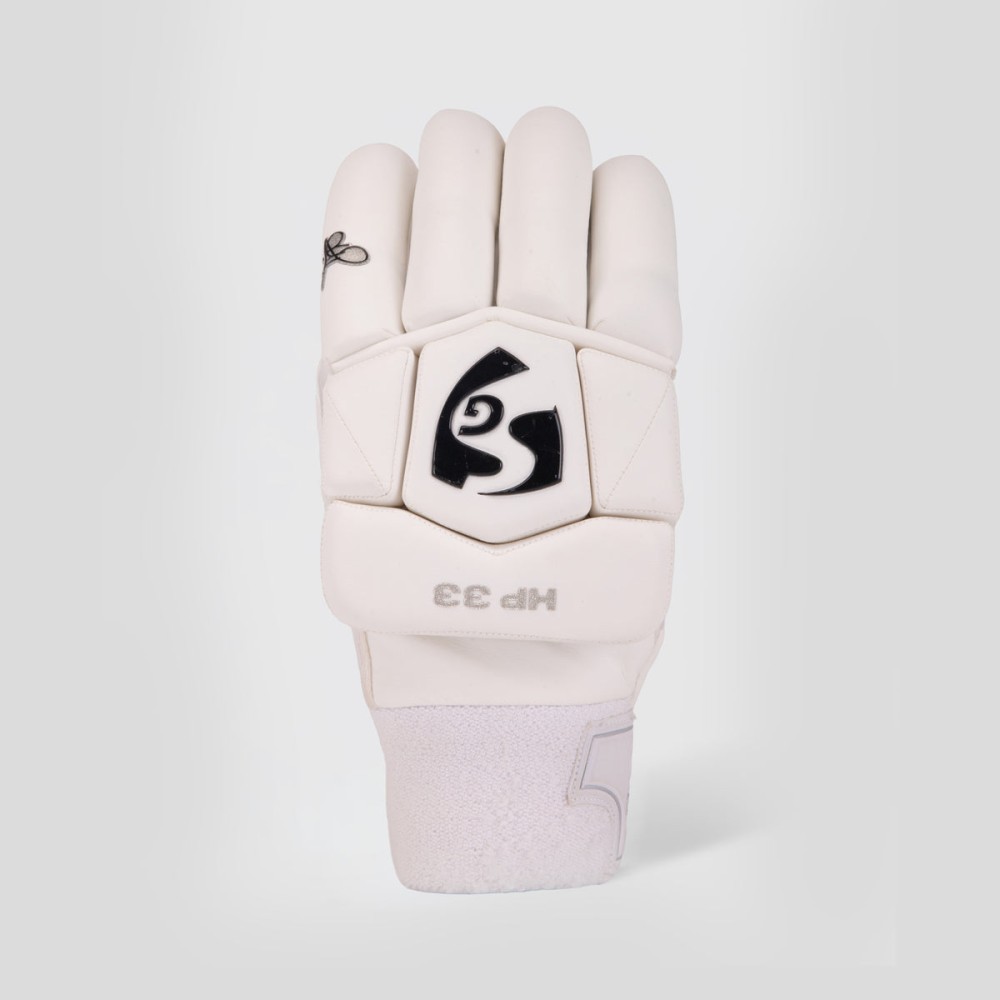 SG HP 33 Batting gloves, Adult, Left, Golden / Army Green