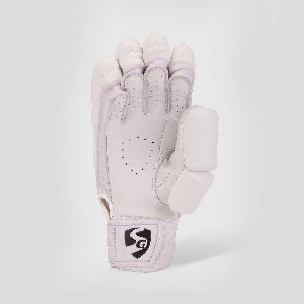 SG HP 33 Batting gloves, Adult, Left, Golden / Army Green