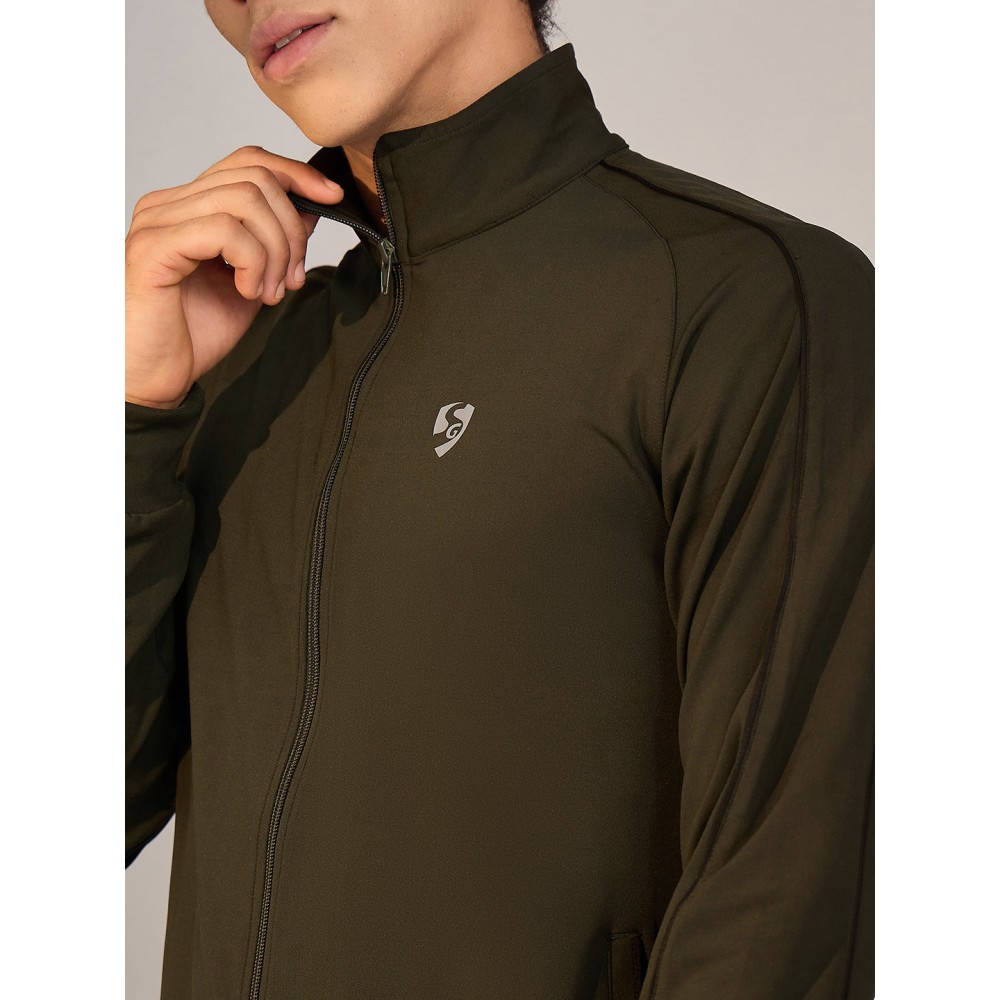 SG JACKET MEN SG H3MJ8242 OLIVE/BLACK, S, Olive/Black