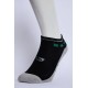 SG Jump Men’s Half Terry Sneaker Socks – Black & Light Grey
