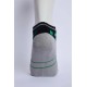 SG Jump Men’s Half Terry Sneaker Socks – Black & Light Grey