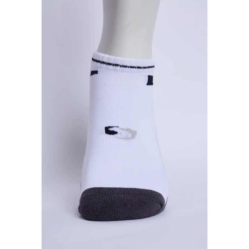 SG Jump Men’s Half Terry Sneaker Socks – White & Dark Grey SG Jump Men’s Half Terry Sneaker Socks – White & Dark Grey