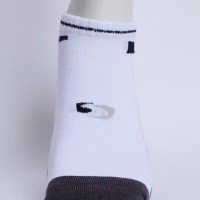 SG Jump Men’s Half Terry Sneaker Socks – White & Dark Grey