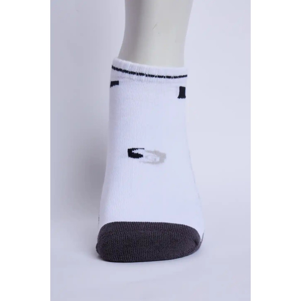 SG Jump Men’s Half Terry Sneaker Socks – White & Dark Grey SG Jump Men’s Half Terry Sneaker Socks – White & Dark Grey