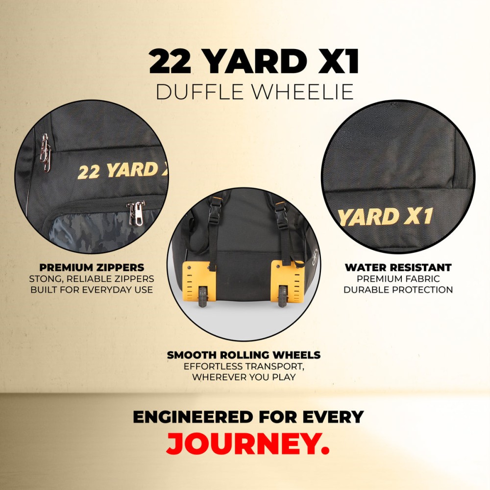 SG Kit Bag SG 22 YARD X1 DUFFLE WHEELIE