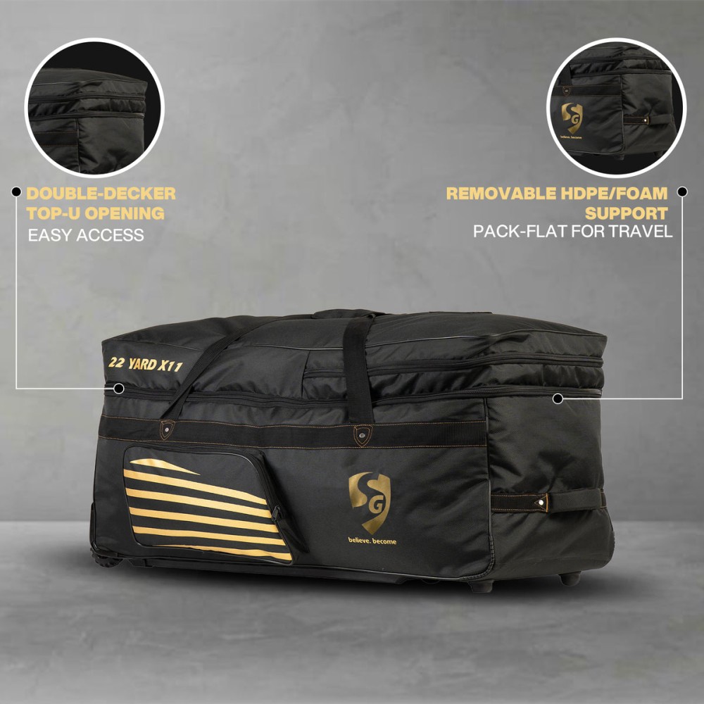 SG Kit Bag SG 22 YARD X11 WHEELIE KITBAG