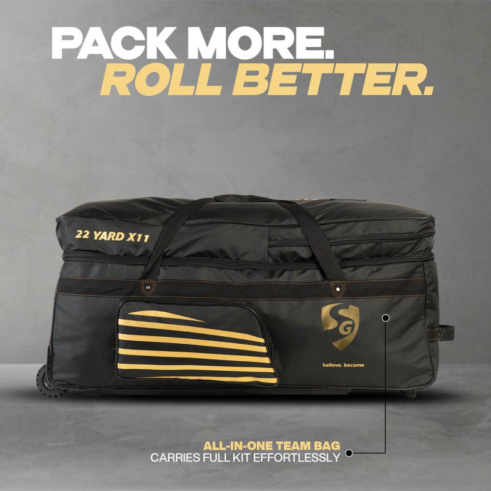 SG Kit Bag SG 22 YARD X11 WHEELIE KITBAG
