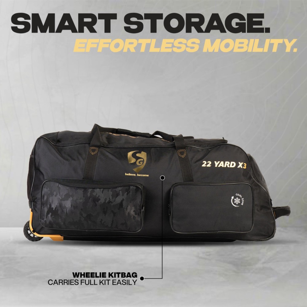 SG Kit Bag SG 22 YARD X3 WHEELIE