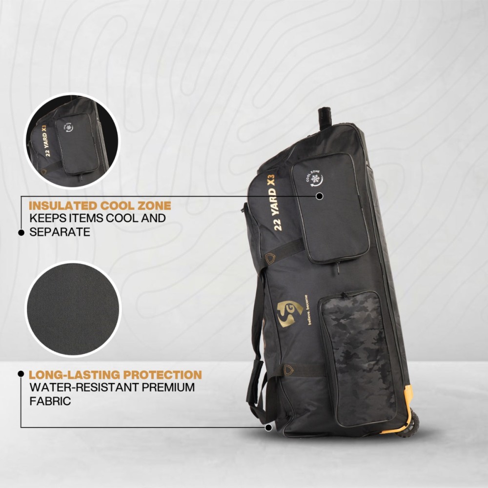 SG Kit Bag SG 22 YARD X3 WHEELIE