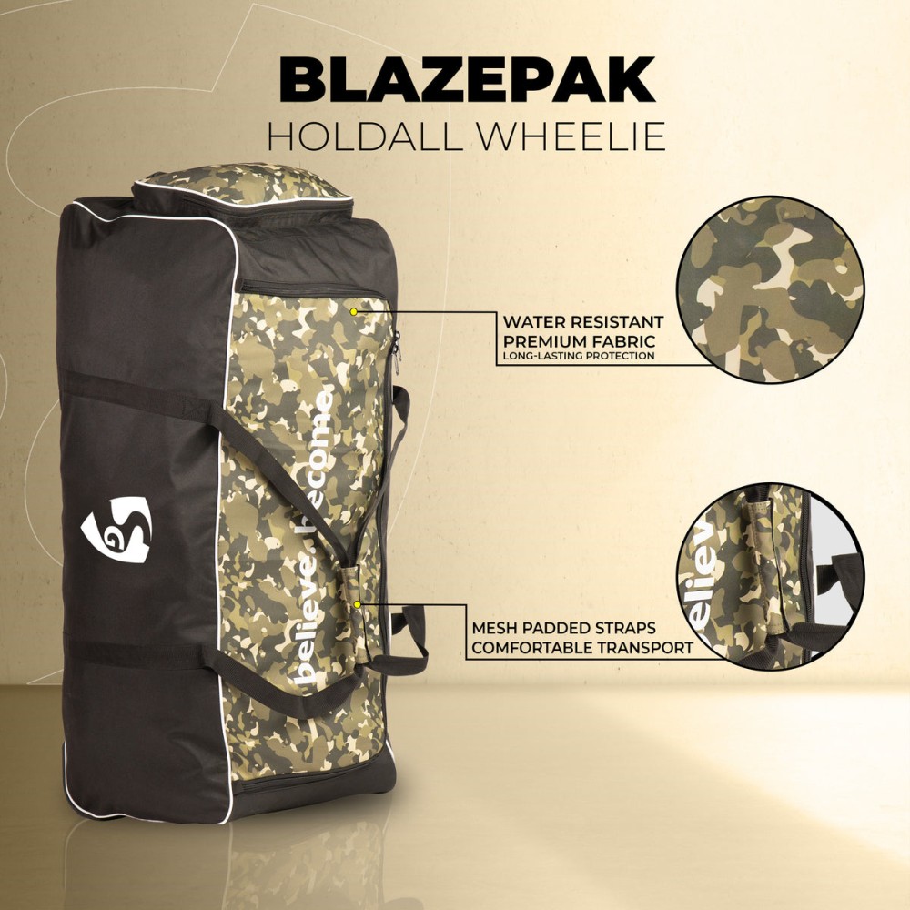 SG Blazepak Holdall Wheelie Kit Bag, L