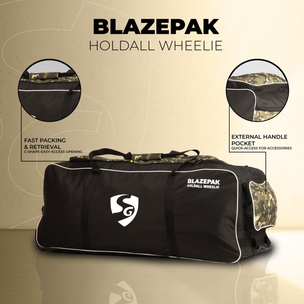 SG Blazepak Holdall Wheelie Kit Bag, L