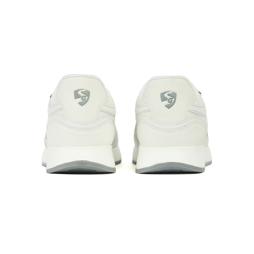 SG COSMOS Lifestyle Shoes - White/Grey, 6, White / Grey