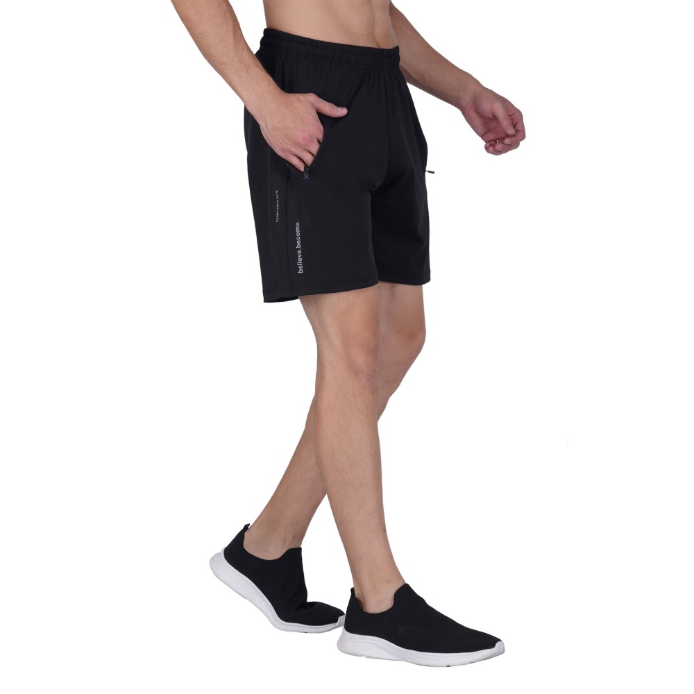 SG Men's Black Shorts, Fitness & Training, Jogging, Regular & Fashion Wear, S, Navy