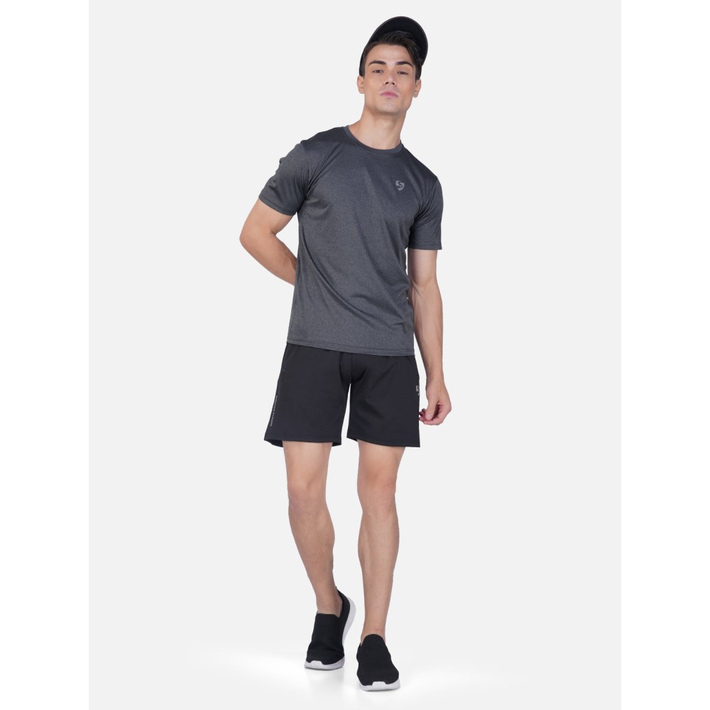 SG Men's Black Shorts, Fitness & Training, Jogging, Regular & Fashion Wear, S, Navy