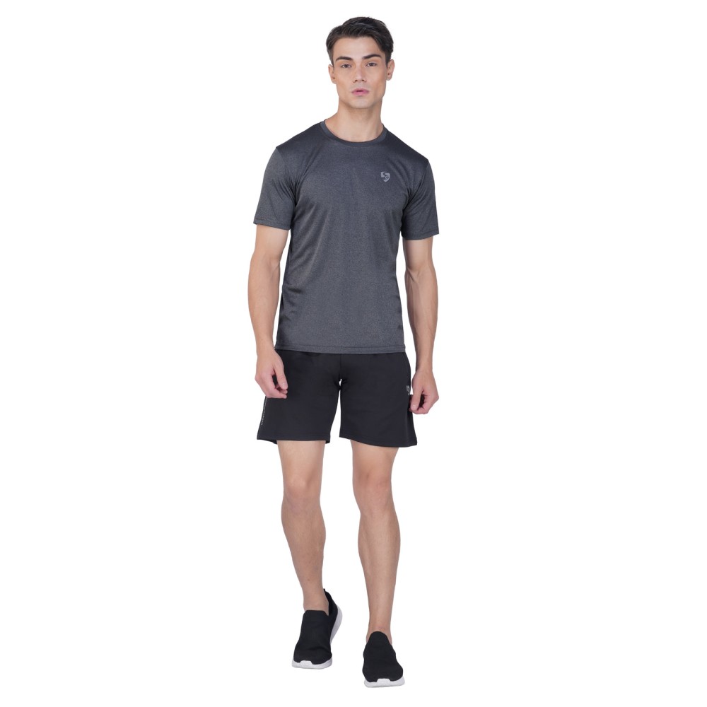 SG Men's Black Shorts, Fitness & Training, Jogging, Regular & Fashion Wear, S, Navy