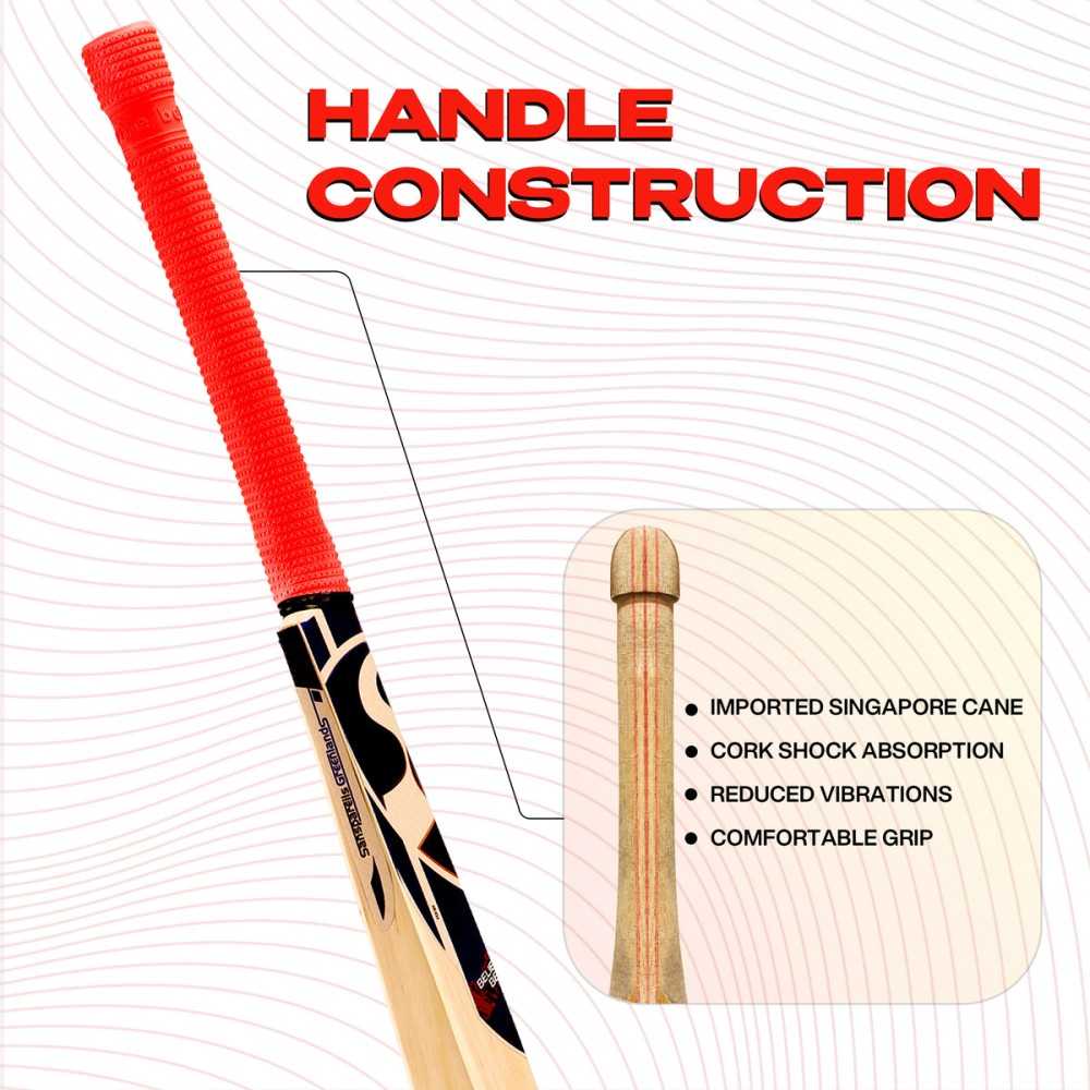 SG Nexus Plus Kashmir Willow Cricket Bat, 1 SG Nexus Plus Kashmir Willow Cricket Bat, 1