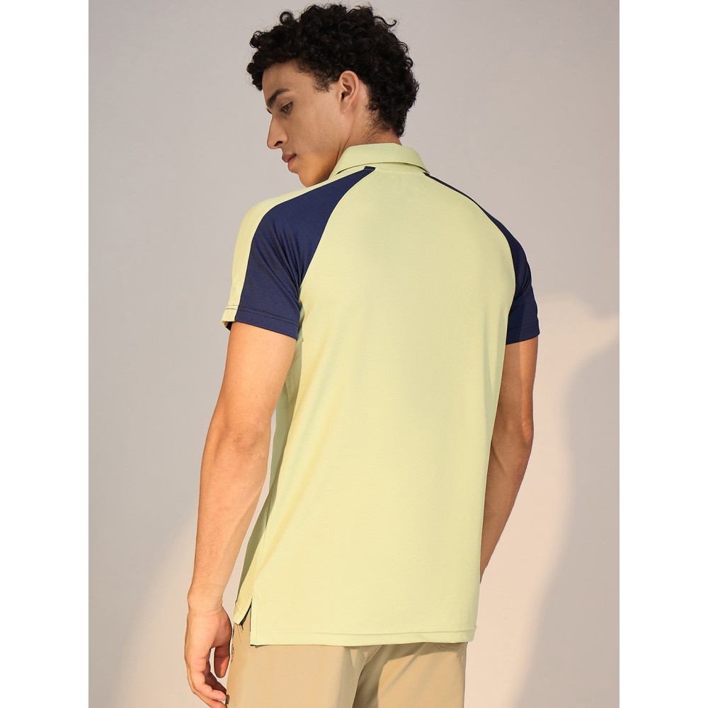 SG POLO MEN SG H3MP8214 APPLE GREEN/NAVY, S, Apple Green/navy