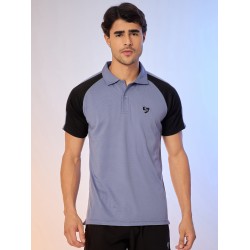 SG POLO MEN SG H3MP8214 ICE BLUE/BLACK