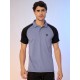 SG POLO MEN SG H3MP8214 ICE BLUE/BLACK, S, Ice Blue/ Black