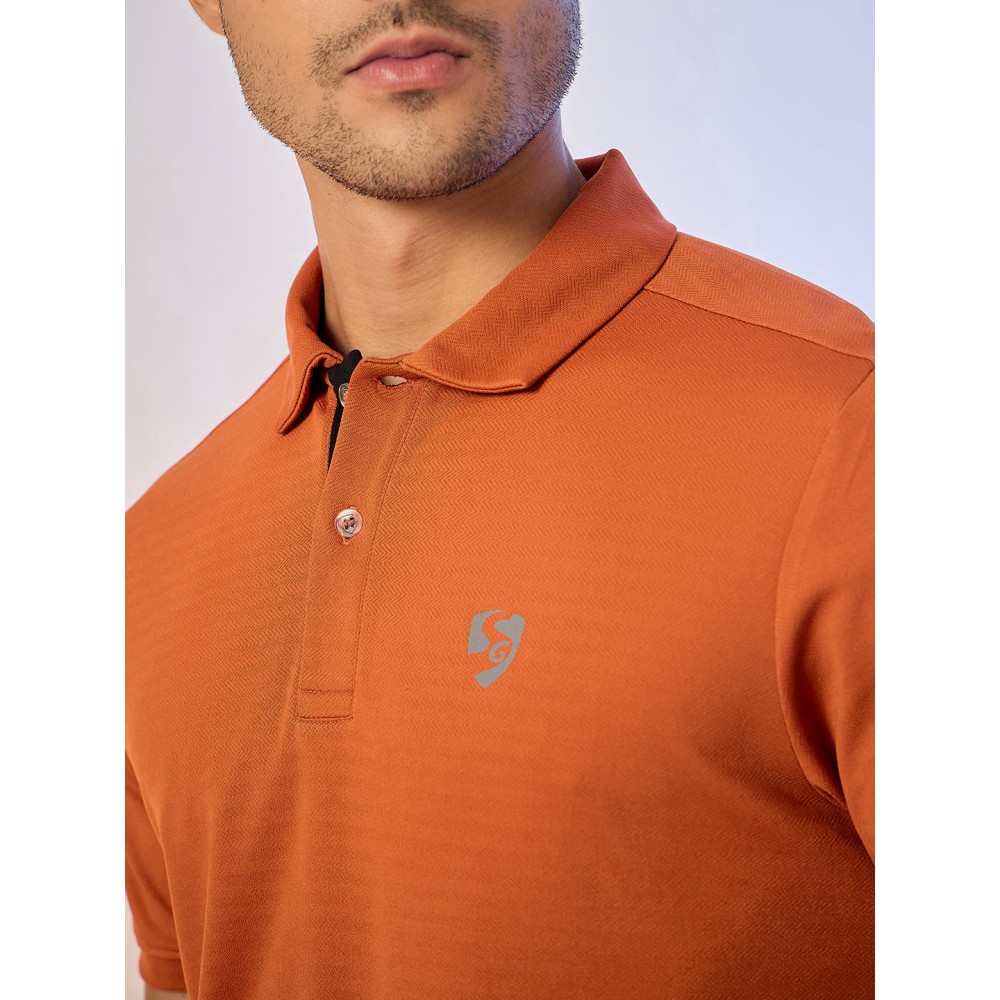 SG POLO MEN SG H3MP8216 RUST, S, Rust