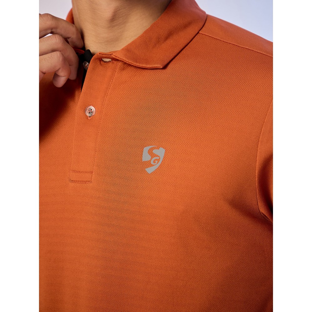 SG POLO MEN SG H3MP8216 RUST, S, Rust