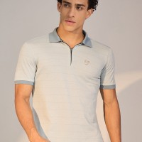SG POLO MEN SG H3MP8298 BLUE FOG, S, Blue Fog