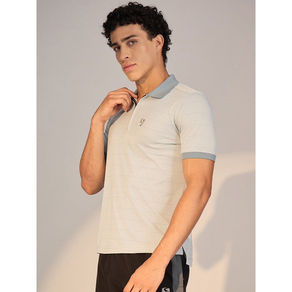 SG POLO MEN SG H3MP8298 BLUE FOG, S, Blue Fog