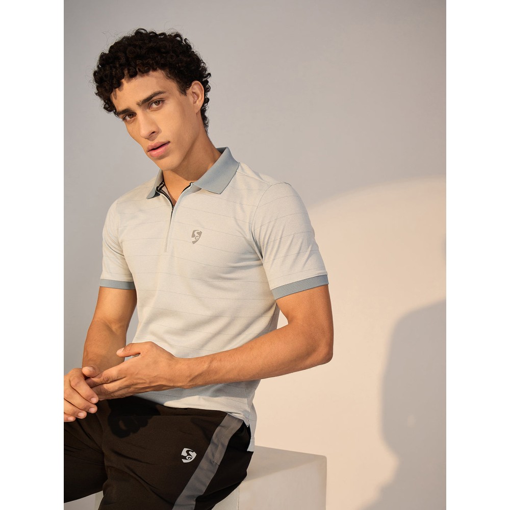 SG POLO MEN SG H3MP8298 BLUE FOG, S, Blue Fog