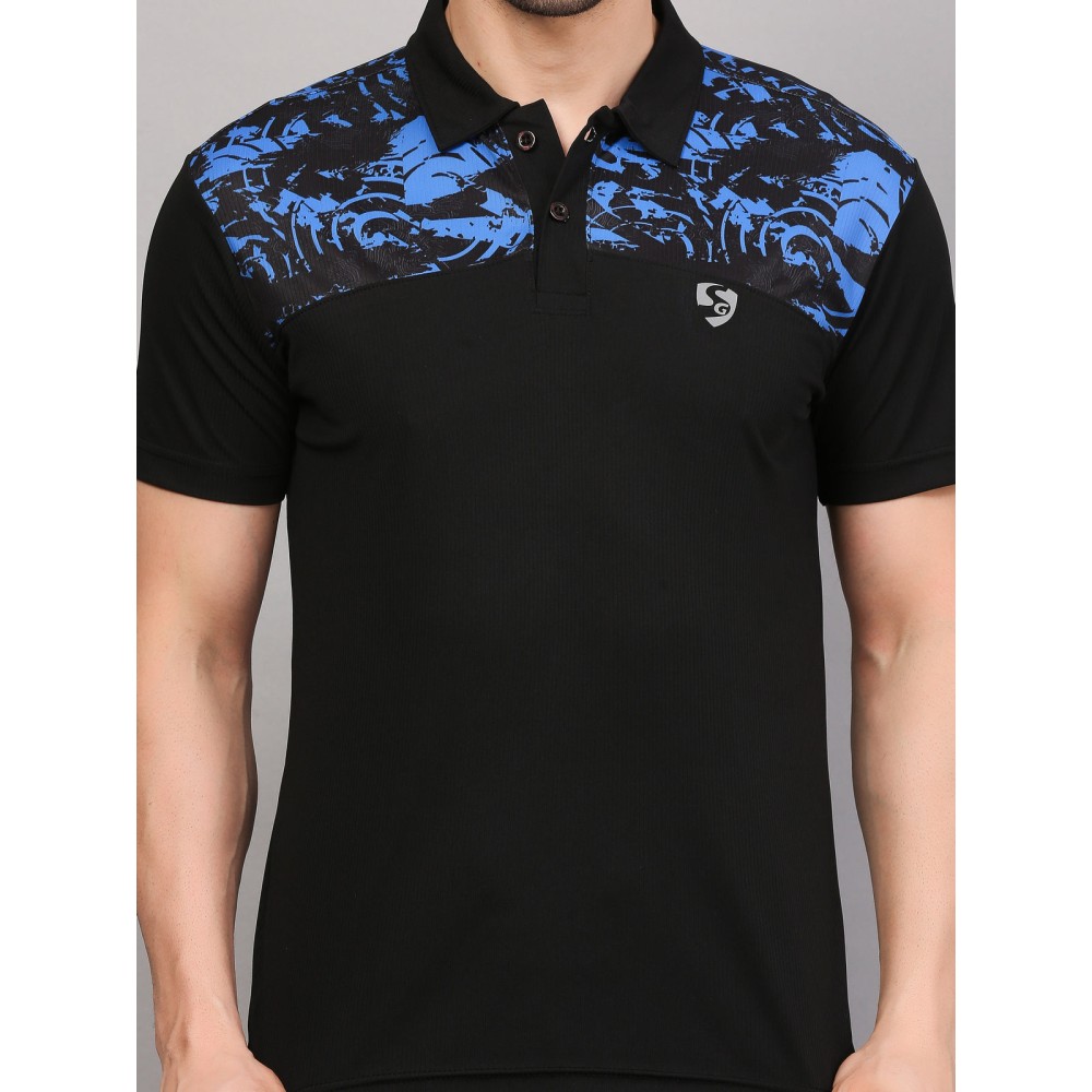 SG POLO MEN SG MPMP0009 BLACK, Black, S