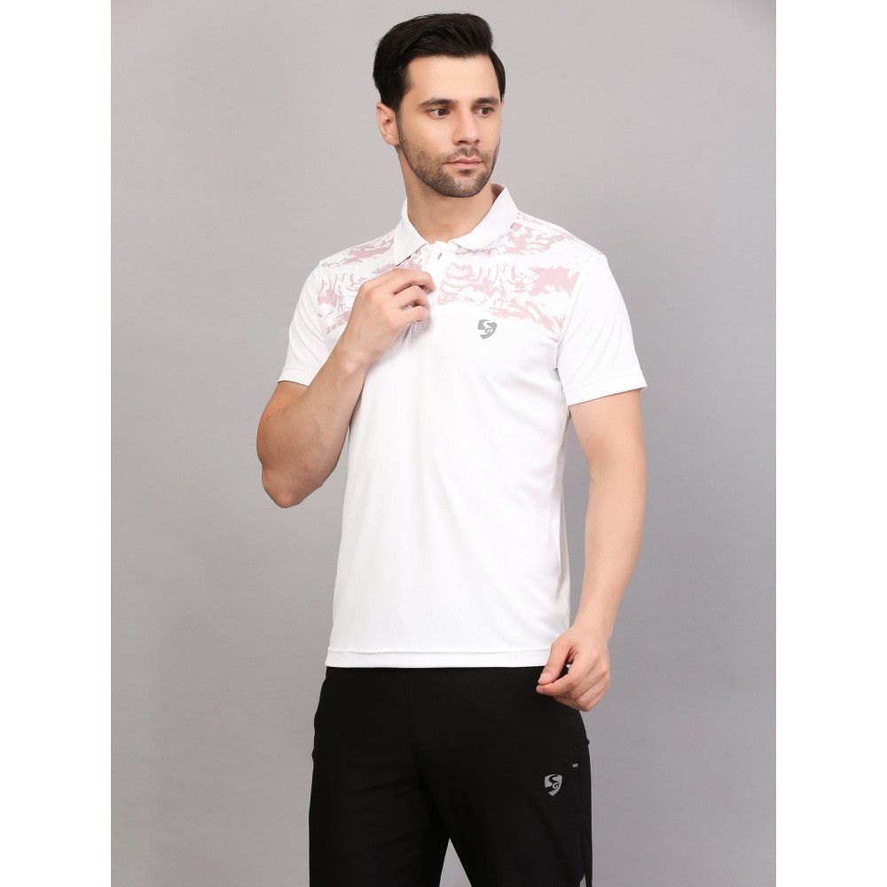 SG POLO MEN SG MPMP0009 WHITE S, White, S