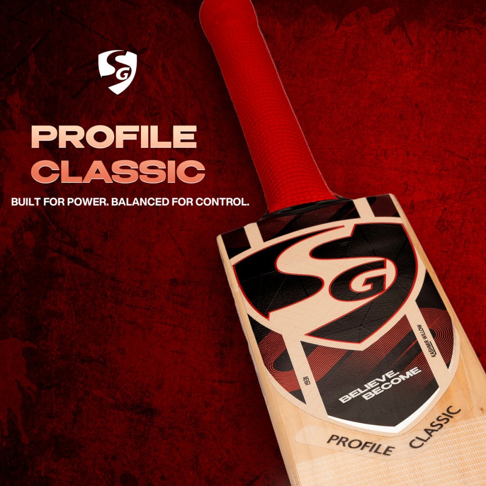 SG Profile Classic Kashmir Willow Cricket Bat, 4 SG Profile Classic Kashmir Willow Cricket Bat, 4