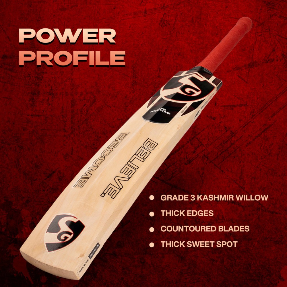 SG Profile Classic Kashmir Willow Cricket Bat, 4 SG Profile Classic Kashmir Willow Cricket Bat, 4