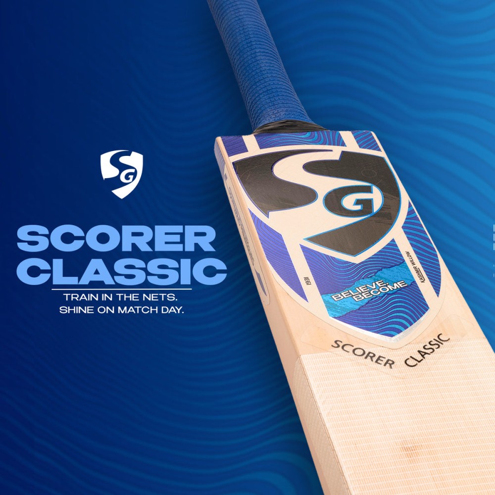 SG Scorer Classic Kashmir Willow Cricket Bat, 3