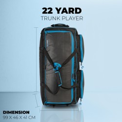 SG 22 Yards Trunk Player Cricket Kit Bag, L, Black