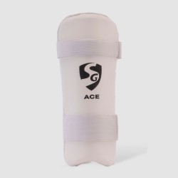 SG Ace Elbow Guard, White, Adult