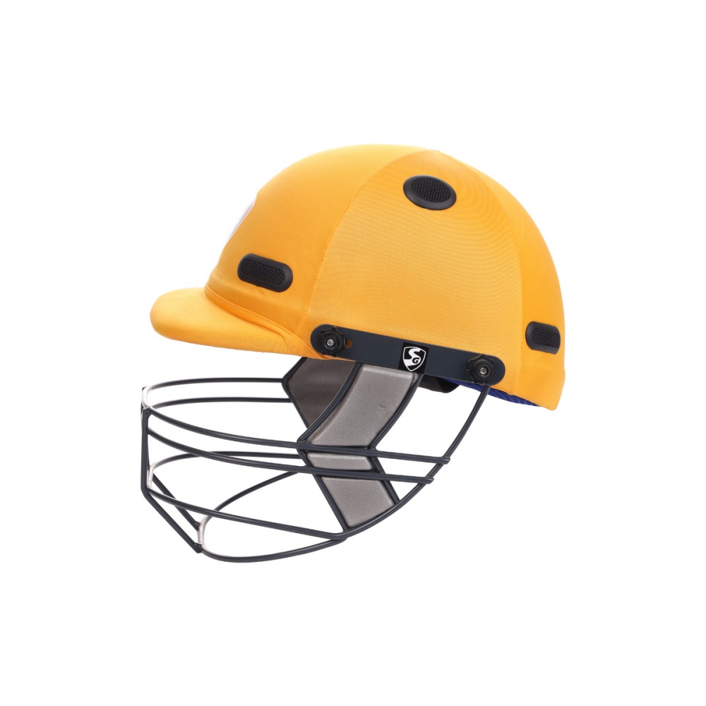 SG Acetech Coloured Cricket Helmet (Yellow), L