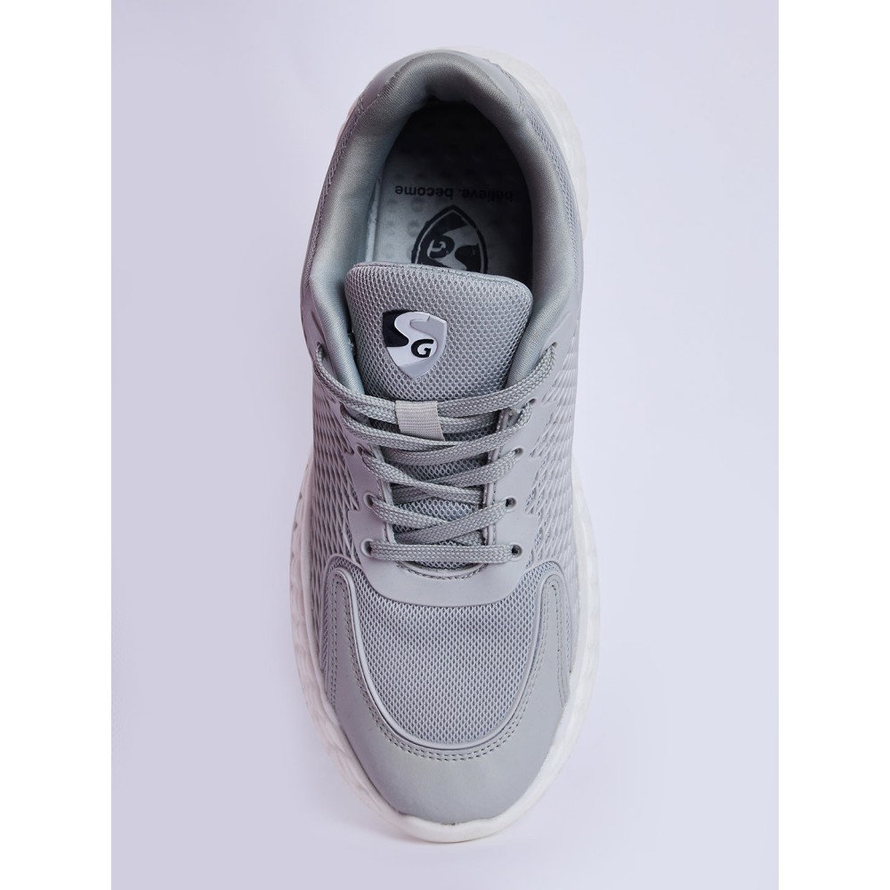 SG Aeroboost Running Sports Shoes Men and Boys (Light Grey ), 6, Grey SG Aeroboost Running Sports Shoes Men and Boys (Light Grey ), 6, Grey