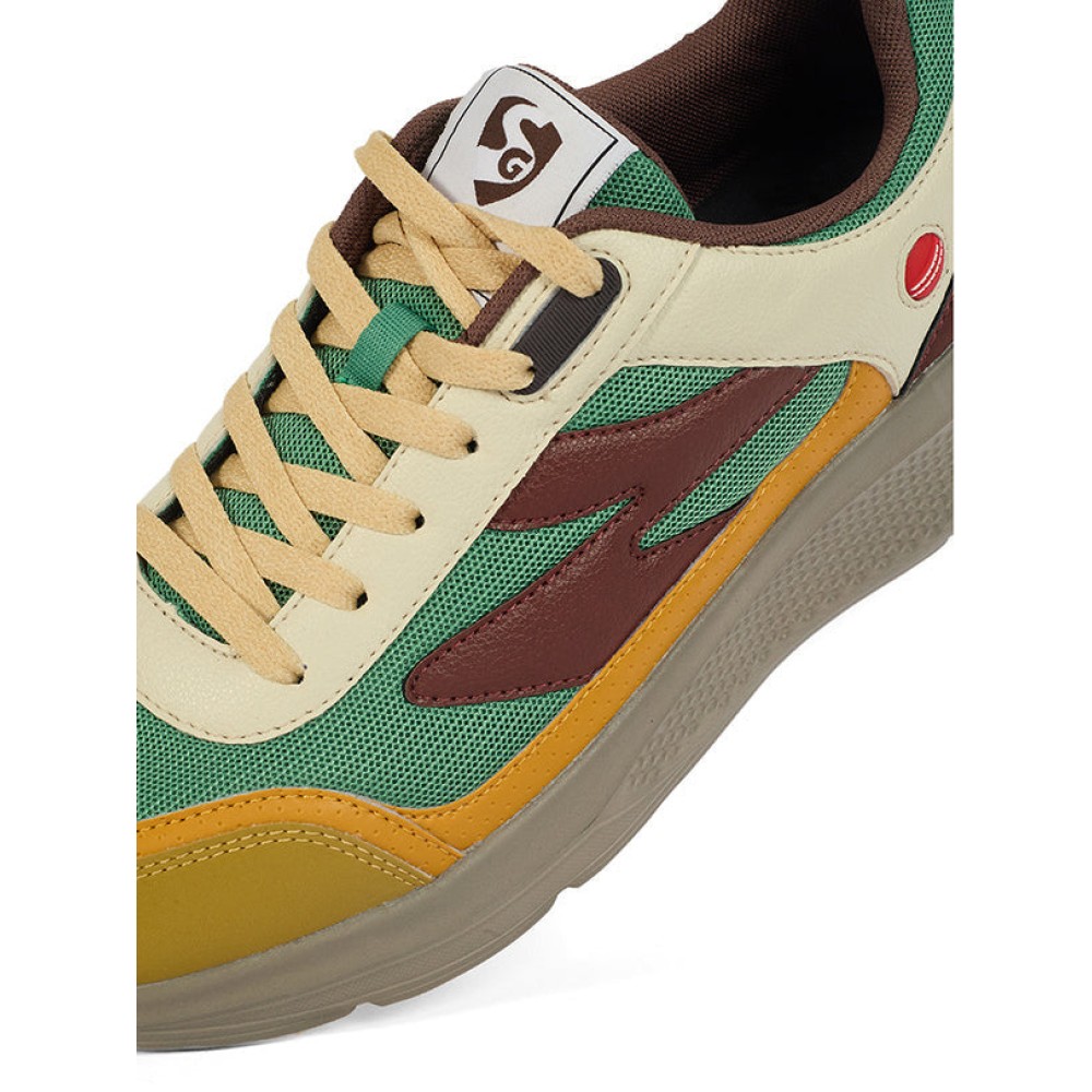 SG ARENA Lifestyle Shoes - Yellow/Green/Red, 6, Yellow / Green / Red SG ARENA Lifestyle Shoes - Yellow/Green/Red, 6, Yellow / Green / Red