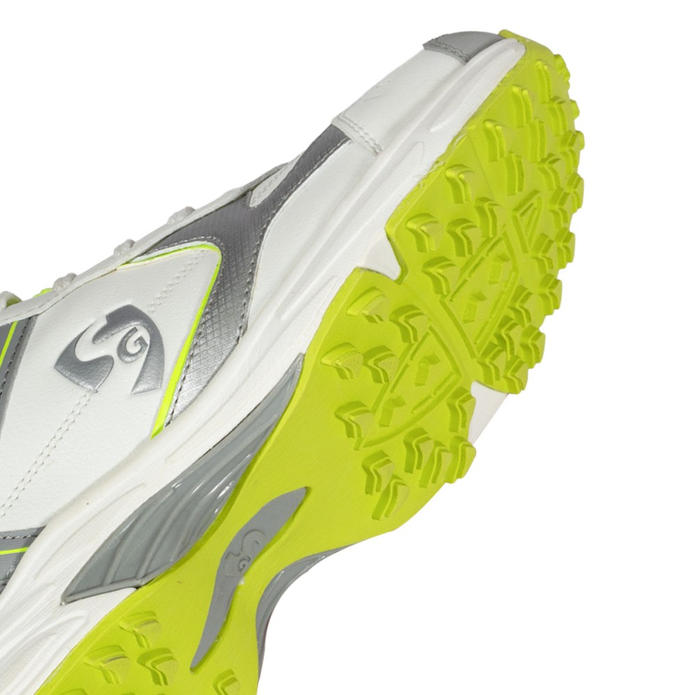 SG ARMOUR STUD Cricket Shoes in White/Grey/Lime – Your Ultimate Cricket Companion, Uk-6, White/grey/lime SG ARMOUR STUD Cricket Shoes in White/Grey/Lime – Your Ultimate Cricket Companion, Uk-6, White/grey/lime