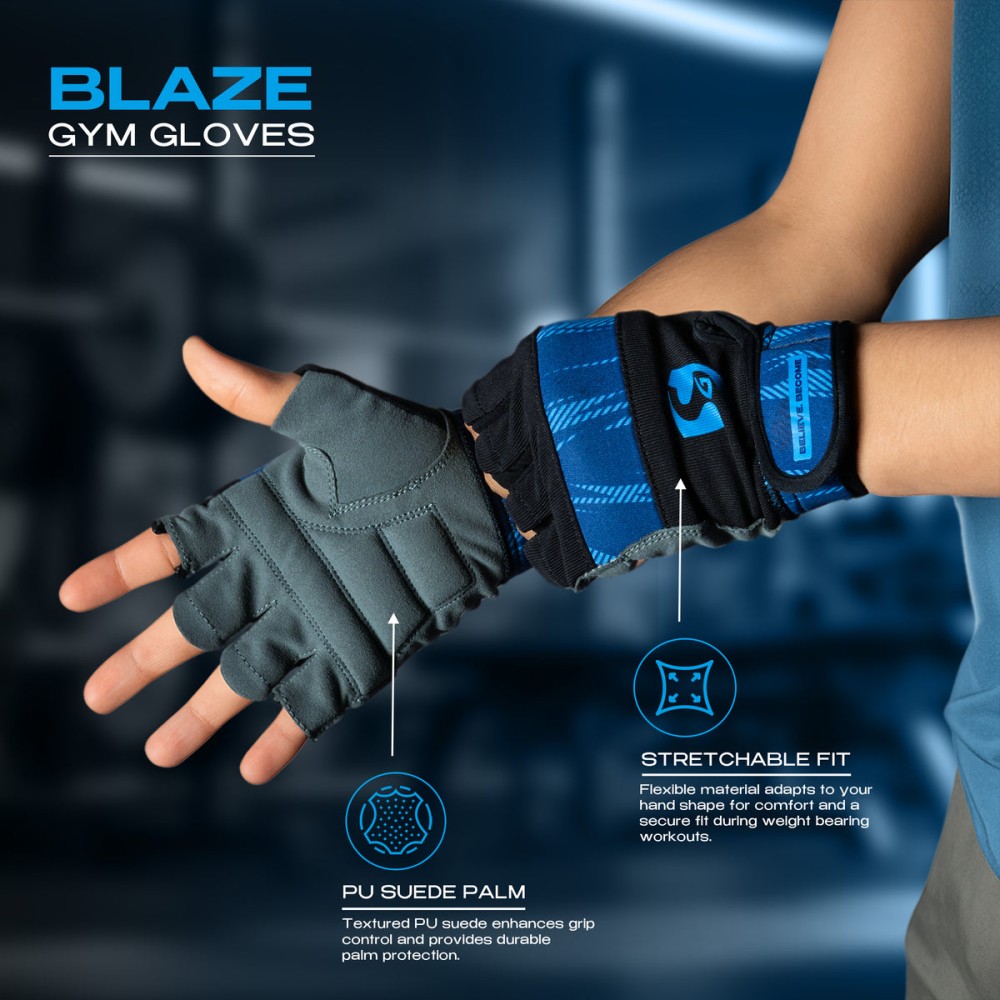 SG Blaze Gym Gloves, S SG Blaze Gym Gloves, S
