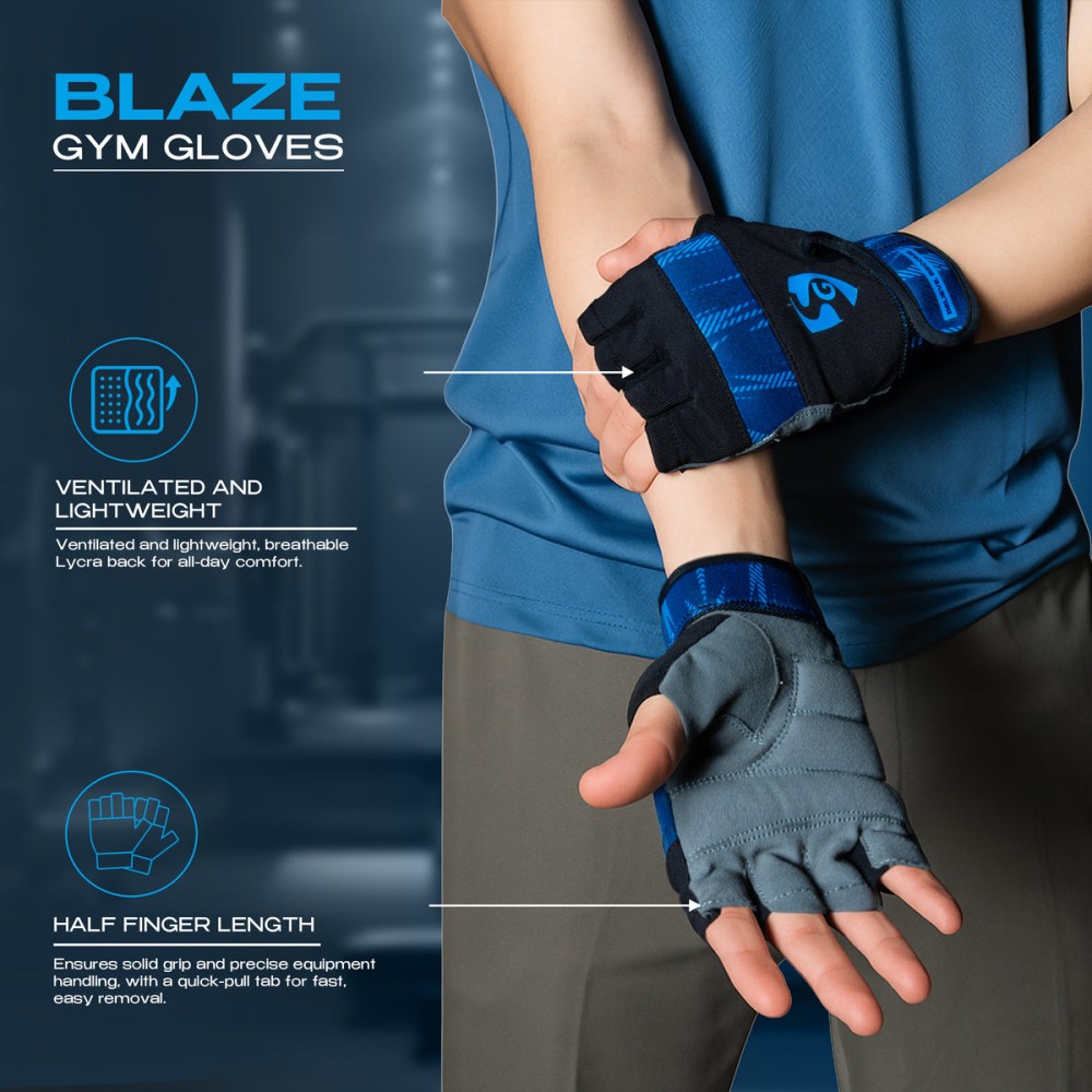 SG Blaze Gym Gloves, S SG Blaze Gym Gloves, S