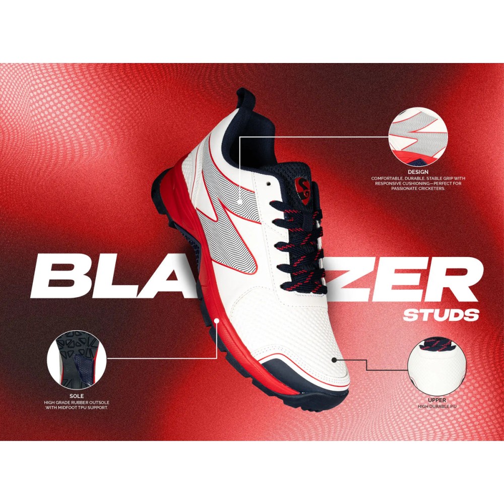SG Blazer Shoes Red/Navy, Red/Navy, 4 SG Blazer Shoes Red/Navy, Red/Navy, 4
