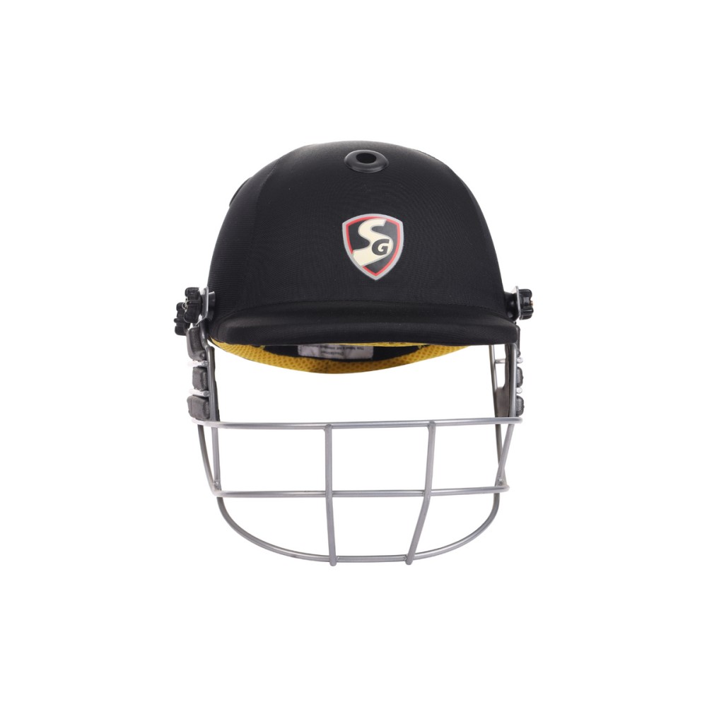 SG Blazetech Coloured Cricket Helmet (Black), L SG Blazetech Coloured Cricket Helmet (Black), L