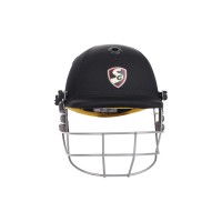 SG Blazetech Coloured Cricket Helmet (Black), L