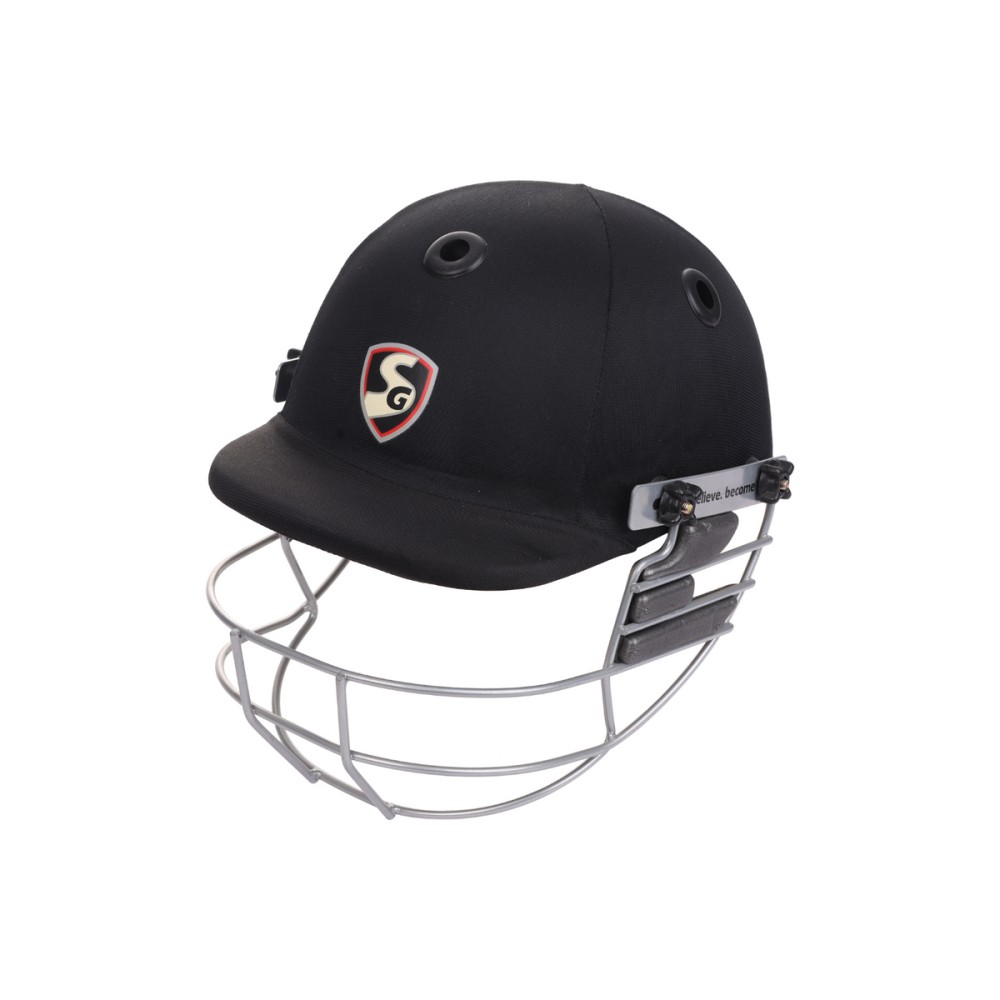 SG Blazetech Coloured Cricket Helmet (Black), L SG Blazetech Coloured Cricket Helmet (Black), L