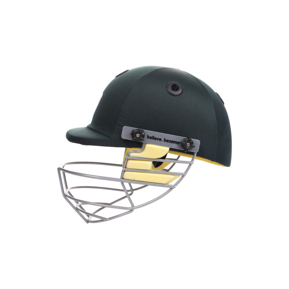 SG Blazetech Coloured Cricket Helmet (Green), L