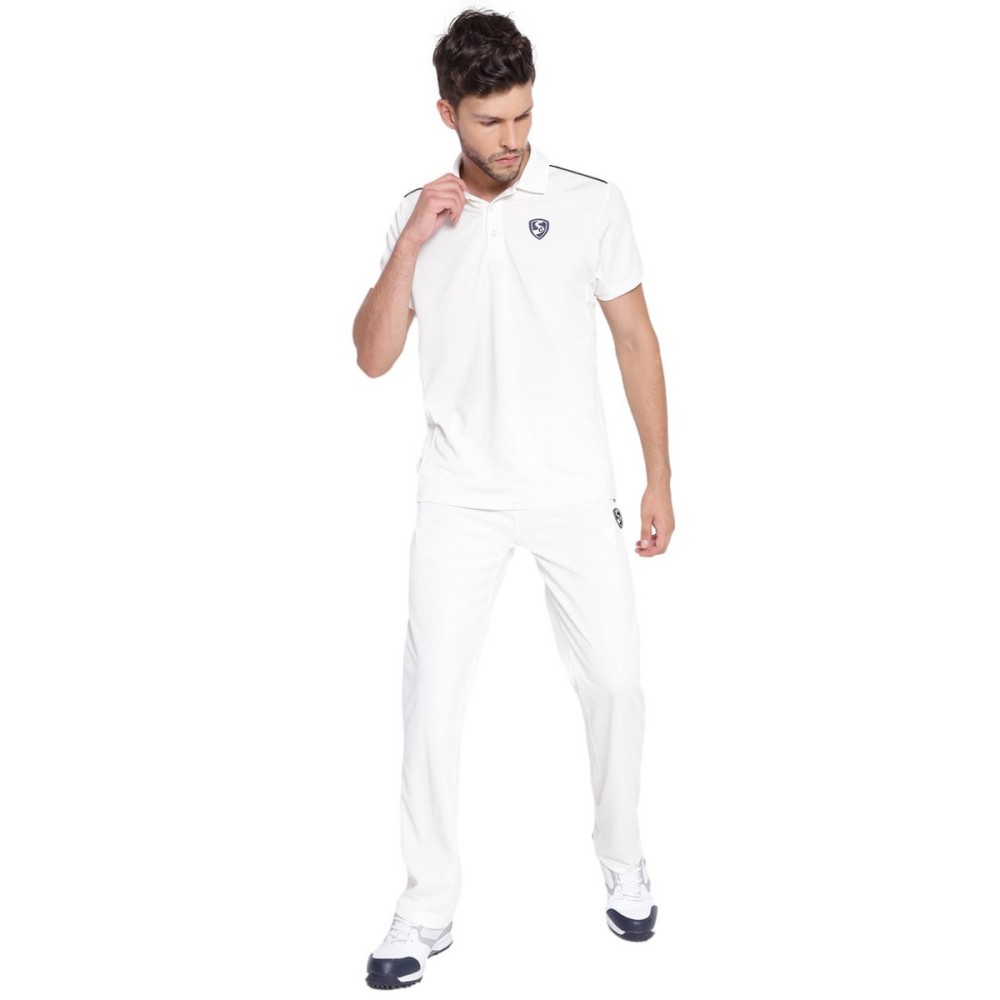 SG Century 2 0 Half Sleeve Shirt Cricket Whites, S