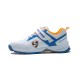 SG CENTURY 6.0 Cricket - Sleek Design in White/Royal Blue/Orange for Optimal Performance, Uk-4 SG CENTURY 6.0 Cricket - Sleek Design in White/Royal Blue/Orange for Optimal Performance, Uk-4
